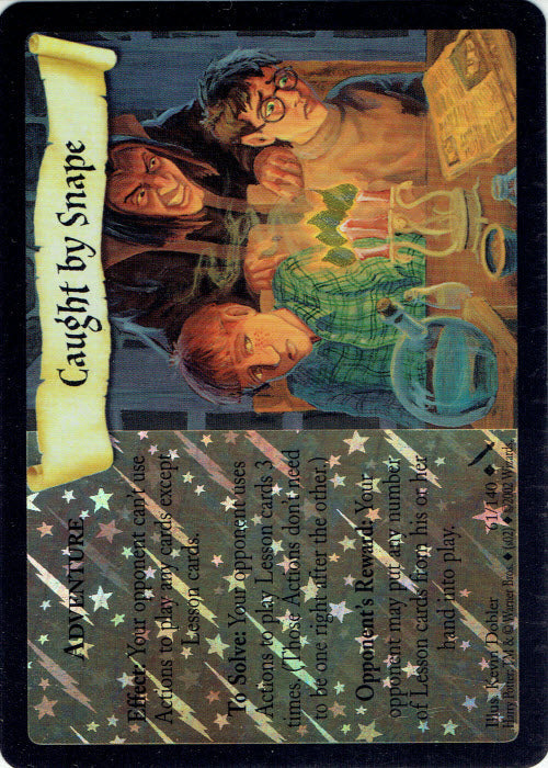 Harry Potter TCG | Caught by Snape (Foil) - Chamber of Secrets #61/140 | The Nerd Merchant