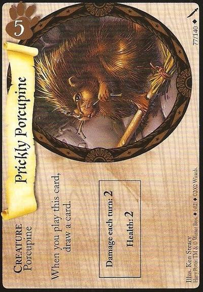 Harry Potter TCG | Prickly Porcupine - Chamber of Secrets #77/140 | The Nerd Merchant