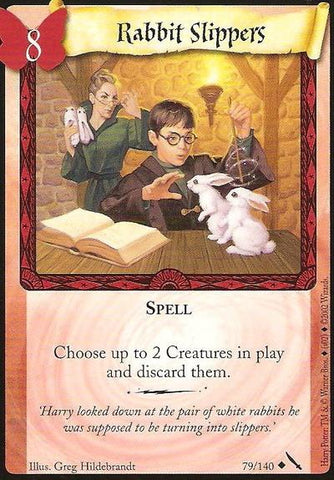 Harry Potter TCG | Rabbit Slippers - Chamber of Secrets #79/140 | The Nerd Merchant