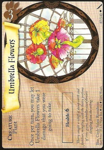 Harry Potter TCG | Umbrella Flowers - Chamber of Secrets #87/140 | The Nerd Merchant