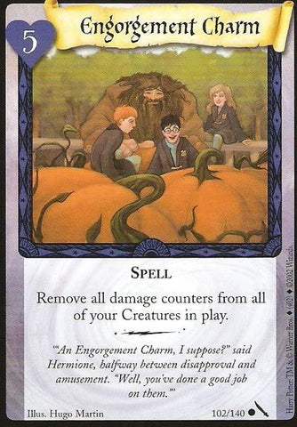 Harry Potter TCG | Engorgement Charm - Chamber of Secrets #102/140 | The Nerd Merchant