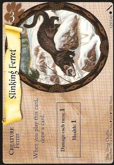 Harry Potter TCG | Slinking Ferret - Chamber of Secrets #129/140 | The Nerd Merchant