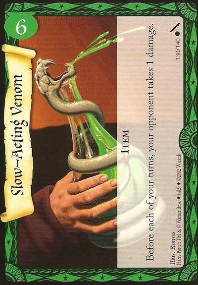 Harry Potter TCG | Slow-Acting Venom - Chamber of Secrets #130/140 | The Nerd Merchant