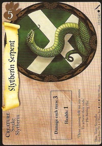 Harry Potter TCG | Slytherin Serpent - Chamber of Secrets #131/140 | The Nerd Merchant