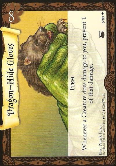 Harry Potter TCG | Dragon-Hide Gloves - Diagon Alley #6/80 | The Nerd Merchant