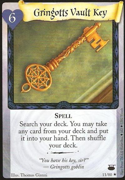 Harry Potter TCG | Gringotts Vault Key - Diagon Alley #11/80 | The Nerd Merchant