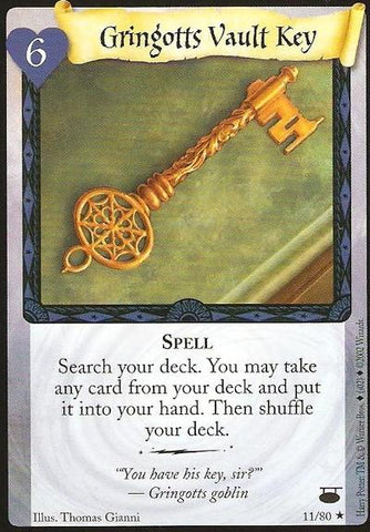 Harry Potter TCG | Gringotts Vault Key - Diagon Alley #11/80 | The Nerd Merchant