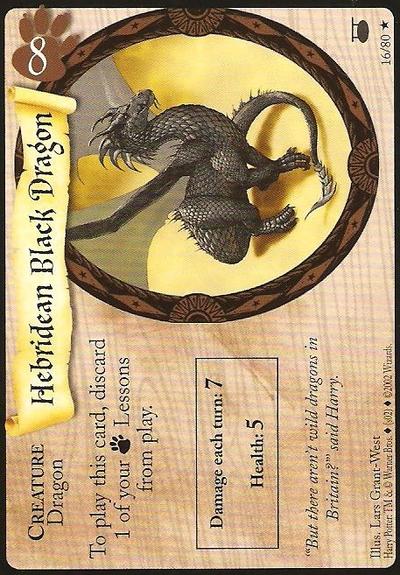 Harry Potter TCG | Hebridean Black Dragon - Diagon Alley #16/80 | The Nerd Merchant