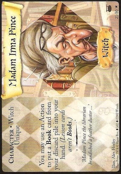 Harry Potter TCG | Madam Irma Pince - Diagon Alley #21/80 | The Nerd Merchant