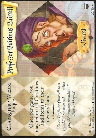 Harry Potter TCG | Professor Quirinus Quirrell - Diagon Alley #22/80 | The Nerd Merchant