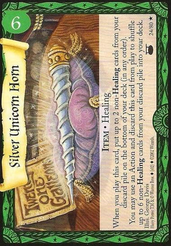 Harry Potter TCG | Silver Unicorn Horn - Diagon Alley #24/80 | The Nerd Merchant