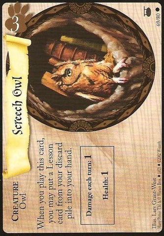 Harry Potter TCG | Screech Owl - Diagon Alley #69/80 | The Nerd Merchant