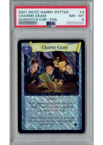 Charms Exam (Foil) [PSA GRADED] - Quidditch Cup #3/80
