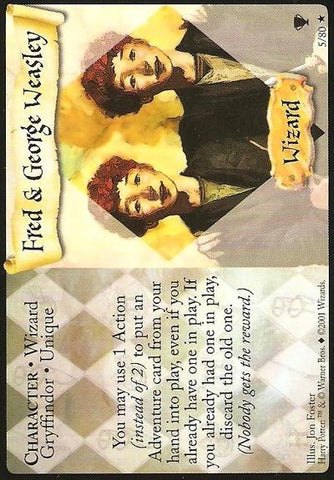 Harry Potter TCG | Fred & George Weasley - Quidditch Cup #5/80 | The Nerd Merchant