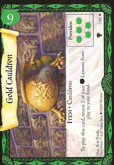 Harry Potter TCG | Gold Cauldron - Quidditch Cup #7/80 | The Nerd Merchant