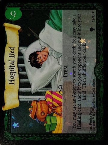 Harry Potter TCG | Hospital Bed (Foil) - Quidditch Cup #12/80 | The Nerd Merchant