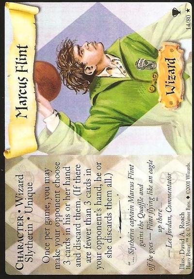 Harry Potter TCG | Marcus Flint - Quidditch Cup #14/80 | The Nerd Merchant