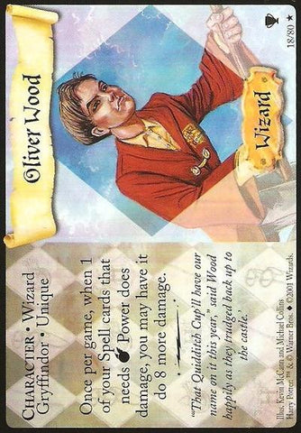 Harry Potter TCG | Oliver Wood - Quidditch Cup #18/80 | The Nerd Merchant