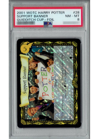 Support Banner (Foil) [PSA GRADED] - Quidditch Cup #28/80