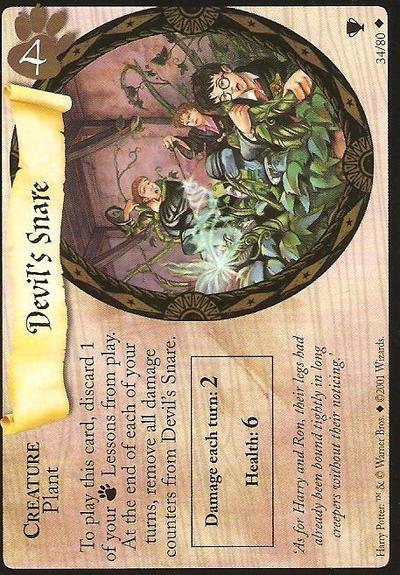 Harry Potter TCG | Devil's Snare - Quidditch Cup #34/80 | The Nerd Merchant