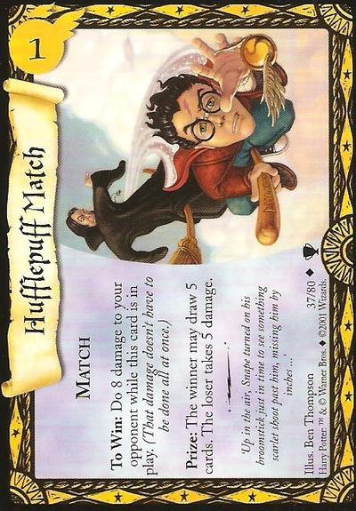 Harry Potter TCG | Hufflepuff Match - Quidditch Cup #37/80 | The Nerd Merchant