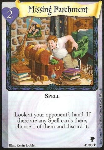Harry Potter TCG | Missing Parchment - Quidditch Cup #41/80 | The Nerd Merchant