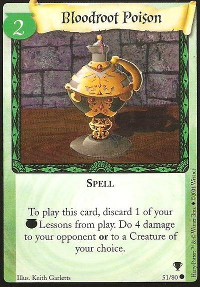 Harry Potter TCG | Bloodroot Poison - Quidditch Cup #51/80 | The Nerd Merchant