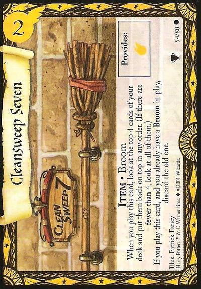 Harry Potter TCG | Cleansweep Seven - Quidditch Cup #54/80 | The Nerd Merchant