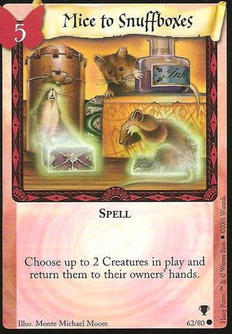 Harry Potter TCG | Mice to Snuffleboxes - Quidditch Cup #62/80 | The Nerd Merchant