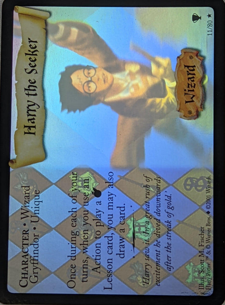 Harry Potter TCG | Harry the Seeker (Holo) - Quidditch Cup #11/80 | The Nerd Merchant