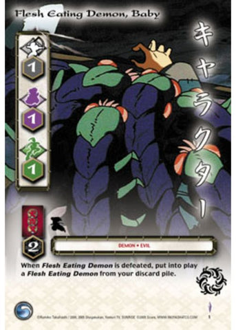 InuYasha TCG | Flesh Eating Demon, Baby - Jaki #1 | The Nerd Merchant