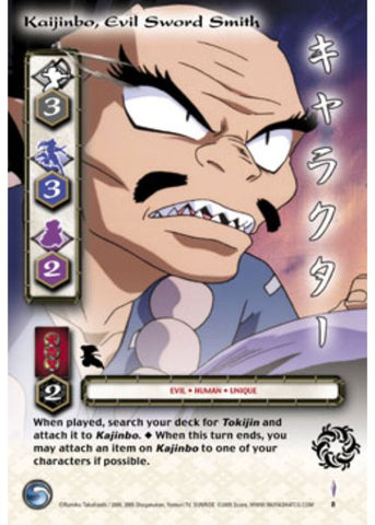 InuYasha TCG | Kaijinbo, Evil Swordsmith - Jaki #8 | The Nerd Merchant