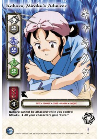 InuYasha TCG | Koharu, Miroku's Admirer - Jaki #9 | The Nerd Merchant