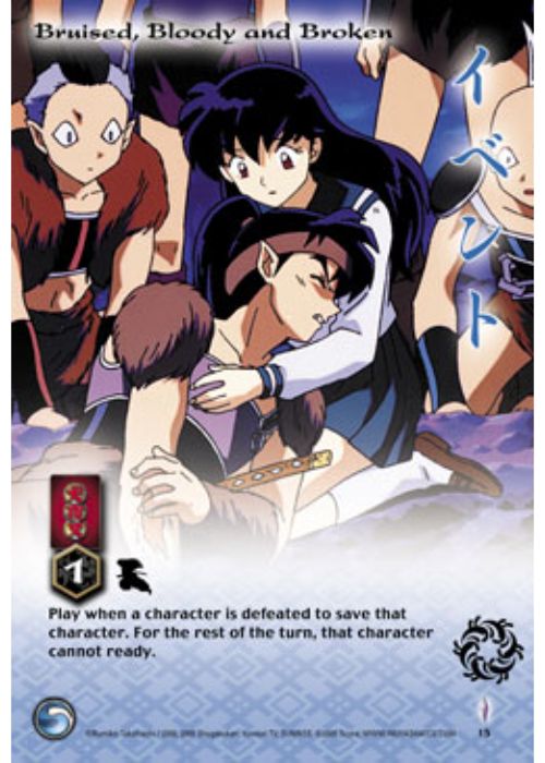 InuYasha TCG | Bruised, Bloody and Broken - Jaki #15 | The Nerd Merchant