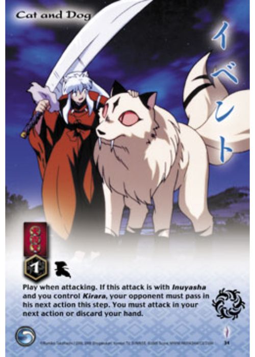 InuYasha TCG | Cat and Dog - Jaki #34 | The Nerd Merchant