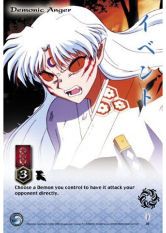 InuYasha TCG | Demonic Anger - Jaki #35 | The Nerd Merchant