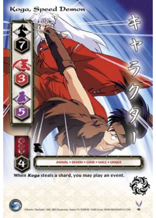 InuYasha TCG | Koga, Speed Demon - Jaki #46 | The Nerd Merchant