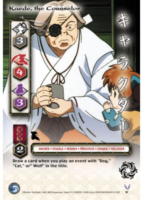 InuYasha TCG | Kaede, The Counselor - Jaki #61 | The Nerd Merchant