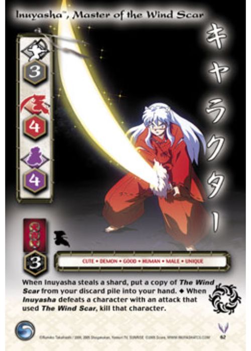 InuYasha TCG | Inuyasha, Master of the Wind Scar - Jaki #62 | The Nerd Merchant