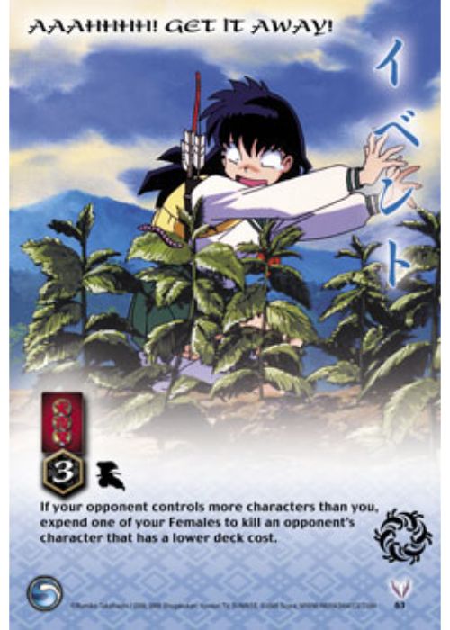 InuYasha TCG | AAAHHHH! GET IT AWAY! - Jaki #63 | The Nerd Merchant