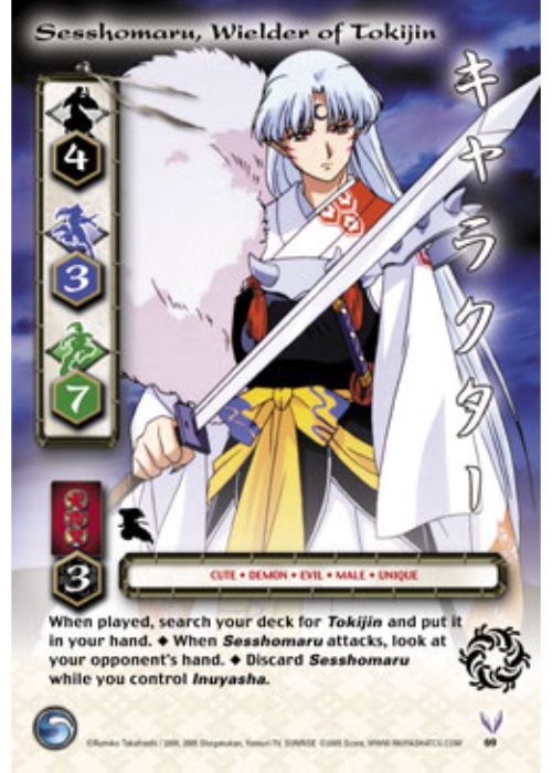 InuYasha TCG | Sesshomaru, Weilder of Tokijin - Jaki #69 | The Nerd Merchant