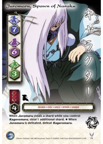 InuYasha TCG | Juromaru, Spawn of Naraku - Jaki #73 | The Nerd Merchant