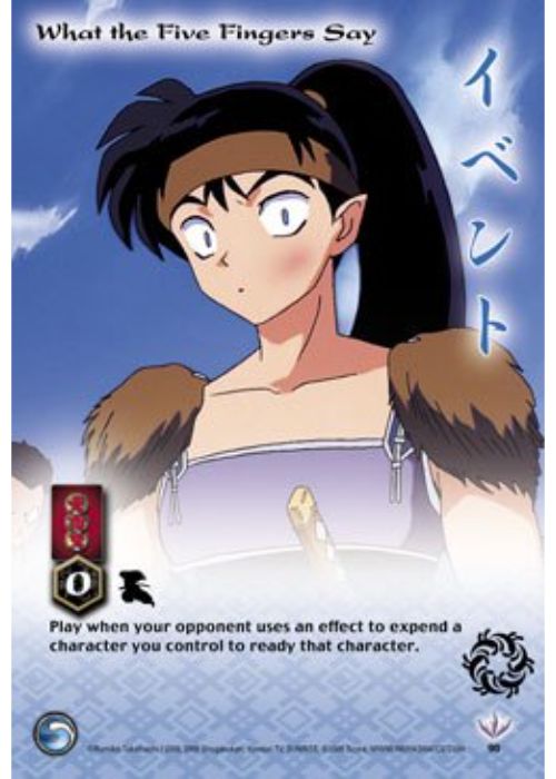 InuYasha TCG | What the Five Fingers Say (Foil) - Jaki #90 | The Nerd Merchant