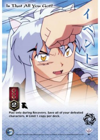 InuYasha TCG | Is That All You Got? (Foil) - Jaki #95 | The Nerd Merchant