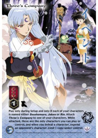 InuYasha TCG | Three's Company (Foil) - Jaki #102 | The Nerd Merchant