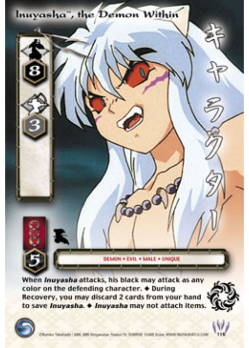 InuYasha TCG | Inuyasha, The Demon Within (Foil) - Jaki #116 | The Nerd Merchant
