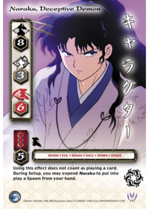 InuYasha TCG | Naraku, Deceptive Demon (Foil) - Jaki #117 | The Nerd Merchant