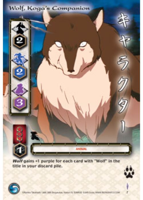 InuYasha TCG | Wolf, Koga's Companion - Kassen #7 | The Nerd Merchant