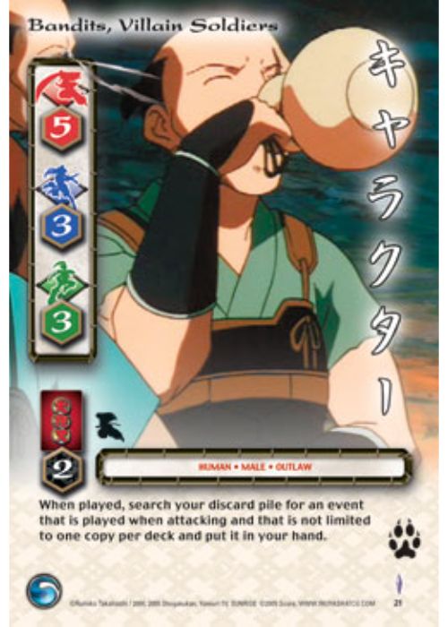 InuYasha TCG | Bandits, Villain Soldiers - Kassen #21 | The Nerd Merchant