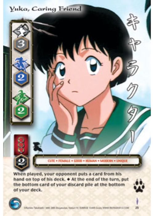 InuYasha TCG | Yuka, Caring Friend - Kassen #25 | The Nerd Merchant